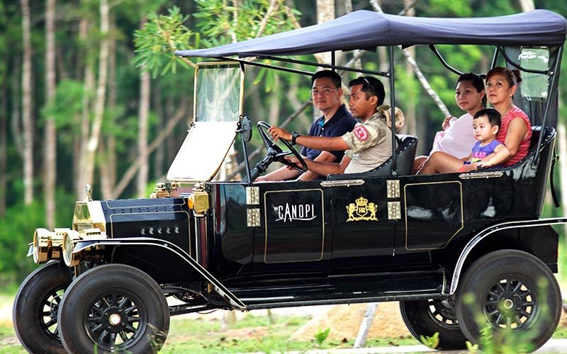 Classic Car Fun Ride at best resort in bintan